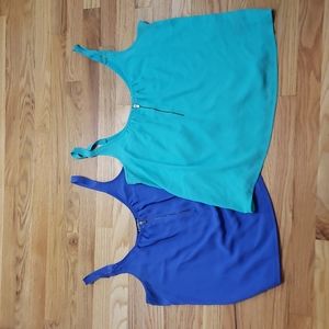 Bundle Two Blue Express Tank Tops